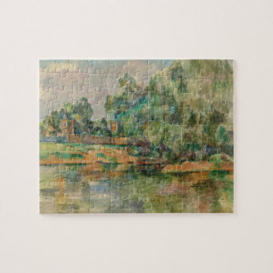 Riverbank por Paul Cezanne Quebra-cabeça