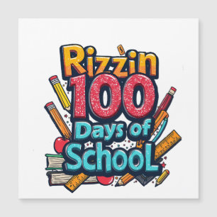 Rizzin 100 dias de escola Gen Alpha Engraçado