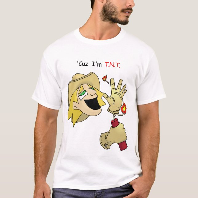 rm - camisa cómica das provas claras de r Jacob (Frente)