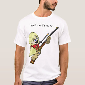 rm - r Jane cómica, camisa das provas claras