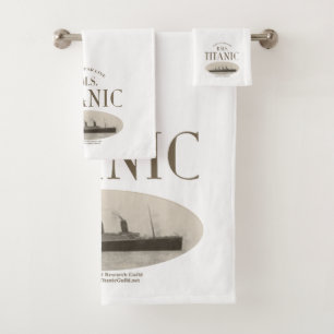 RMS Conjunto de toalhas de banho branco/Sepia