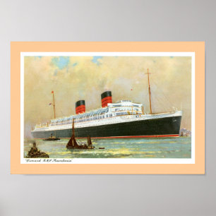 RMS Mauretainia Poster