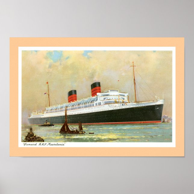 RMS Mauretainia Poster (Frente)