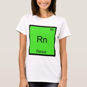 Rn - Camiseta do Símbolo do Elemento Químico Diver