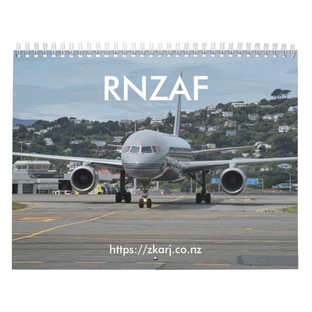 RNZAF - Calendário de ZK-ARJ (meio, mês de 2 (Capa)