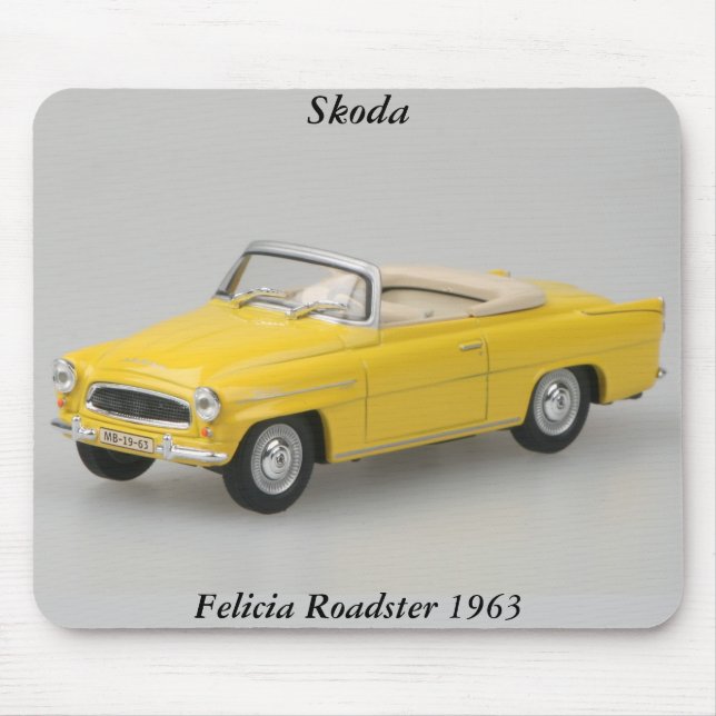 Roadster de Skoda Felicia Mousepad 1963 (Frente)