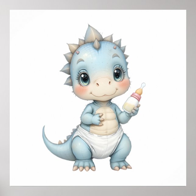 Roarsome Baby Dino Impressão - Enfermeiro bonito (Frente)