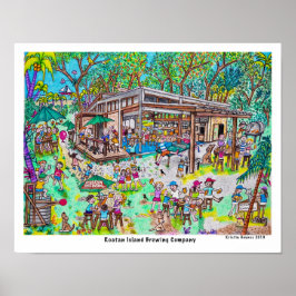 Roatan Island Brewing Company Poster