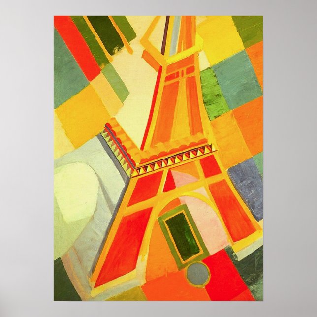 Robert Delaunay Eiffel Tower Poster (Frente)