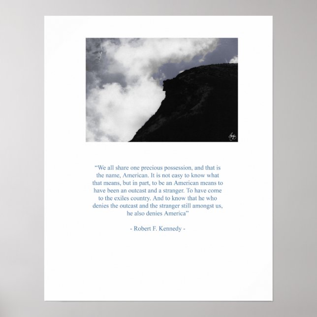 Robert F. Kennedy O Exílio Entre Nós Poster (Frente)