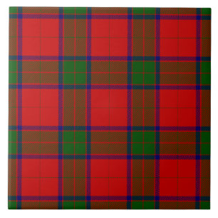 Robertson tartan xadrez verde vermelha