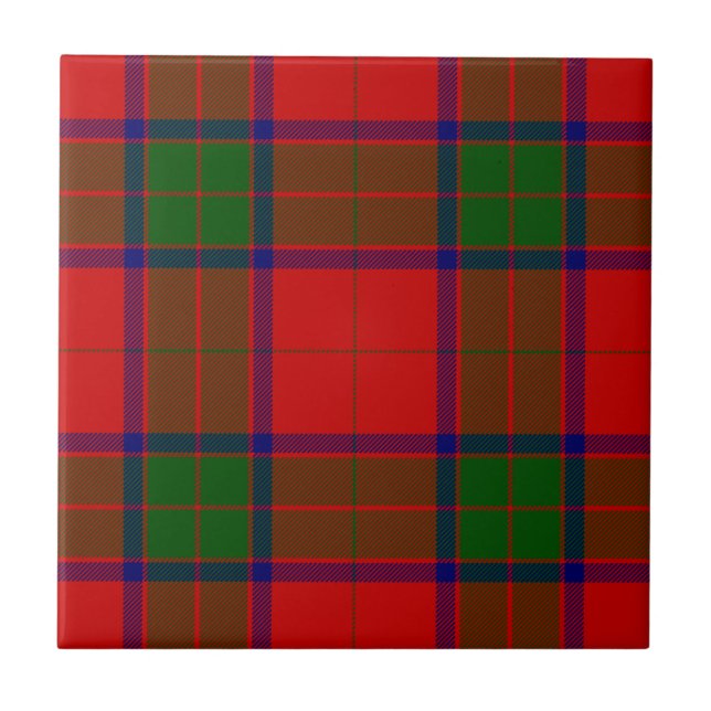 Robertson tartan xadrez verde vermelha (Frente)