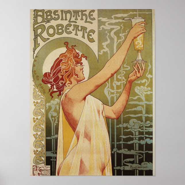 Robette Absinthe Advertisement Poster (Frente)