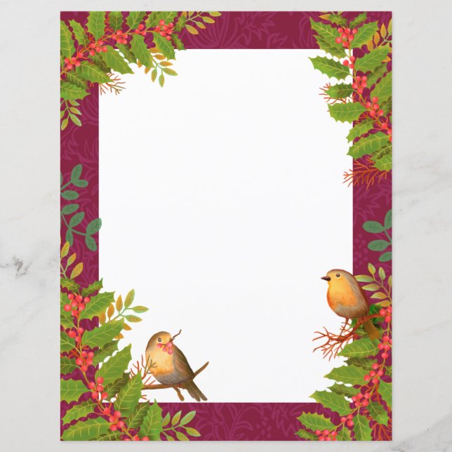 Robin Birds Holly Berry Wine (Frente)
