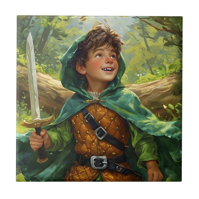 Robin Hood retratado como uma criança (Frente)