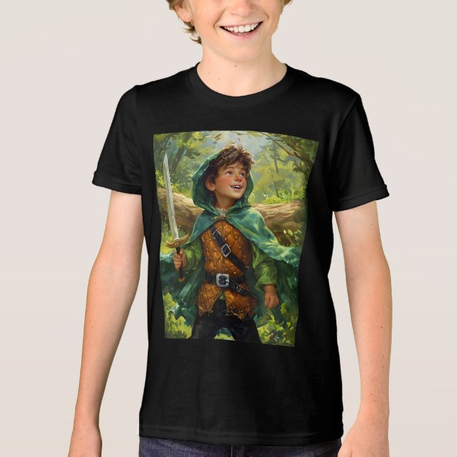 Robin Hood retratado como uma criança (Frente)
