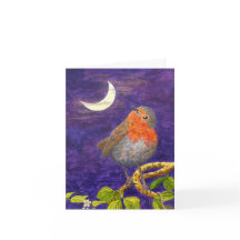 Robin pondera o cartão de Natal da Lua