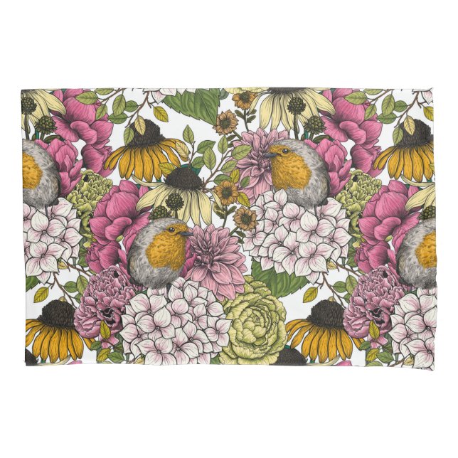 Robins no jardim (Frente-Esquerda)