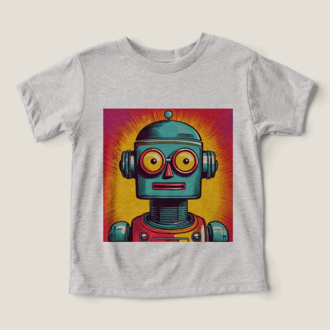 Robô de pop Art (Design frontal)