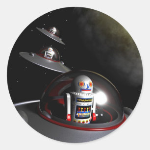 ROBÔ - etiqueta de 7 pires