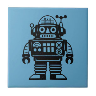 Robô Inspirado no Retro Meio do Século