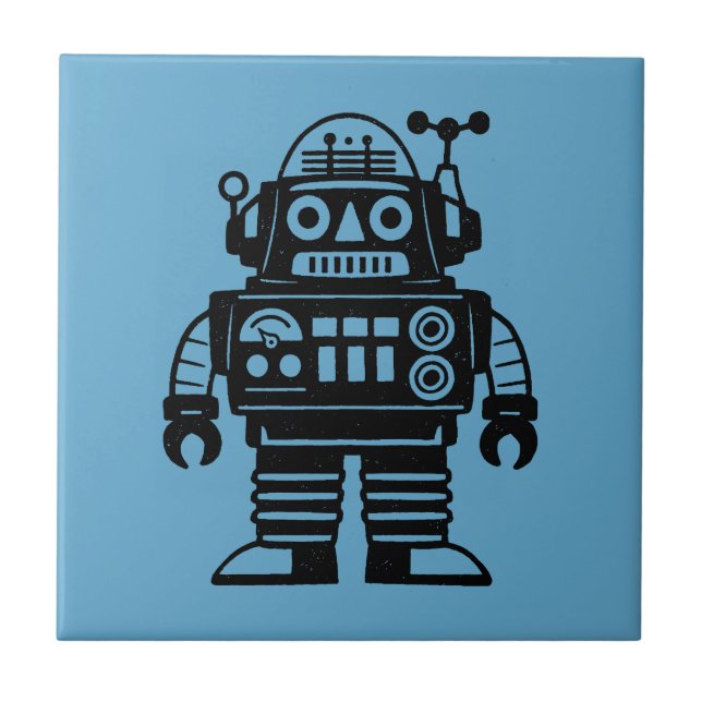 Robô Inspirado no Retro Meio do Século (Frente)