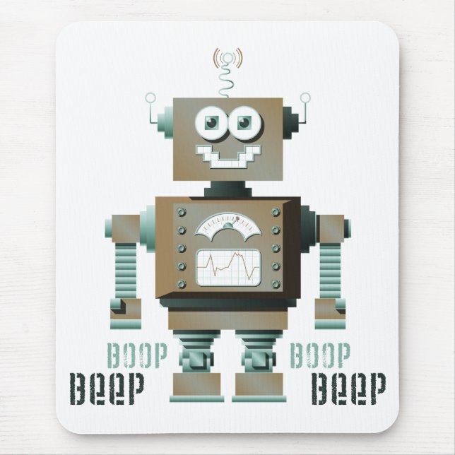 Robô Mousepad do brinquedo do sinal acústico de (Frente)