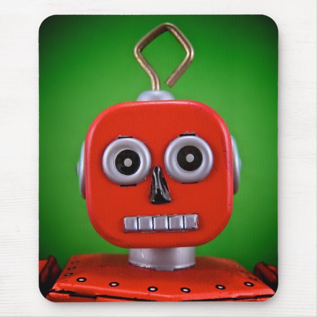 Robô vermelho Mousepad (Frente)