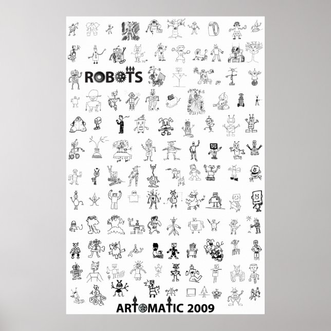 Robôs Artomáticos 2009 Poster 5 (Frente)