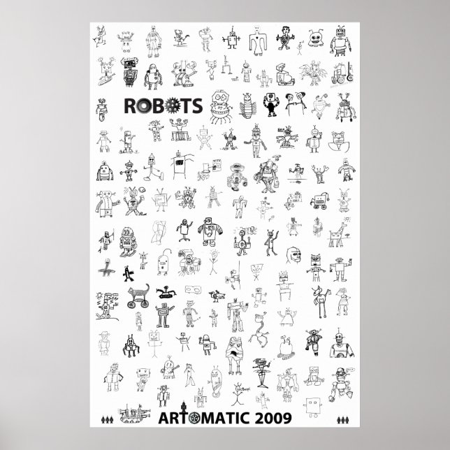 Robôs Artomáticos 2009 Poster 7 (Frente)
