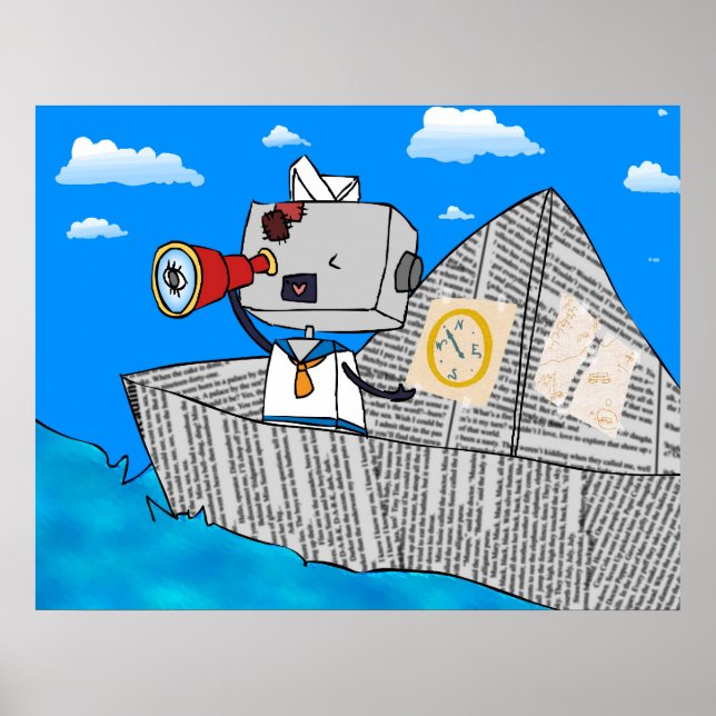 Robot-Chan Sailor Poster (Frente)