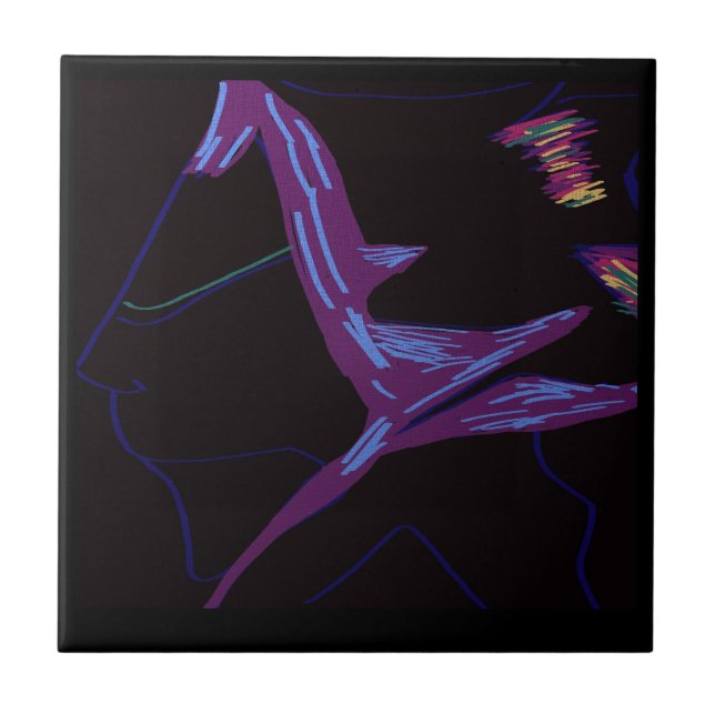 Robot Character Ceramic Tile (Frente)