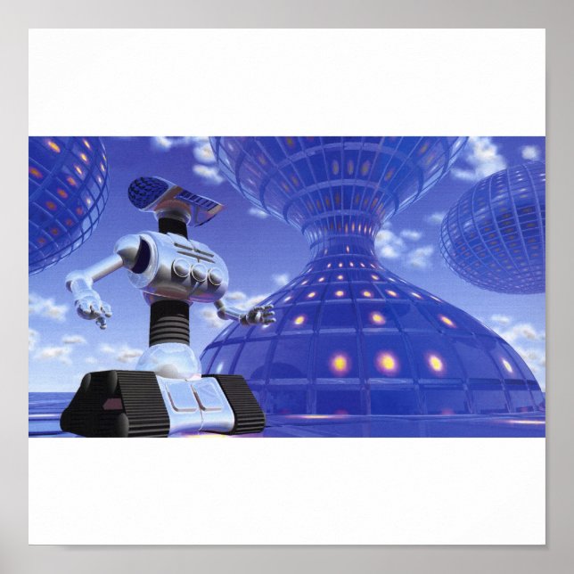 Robot City Poster (Frente)