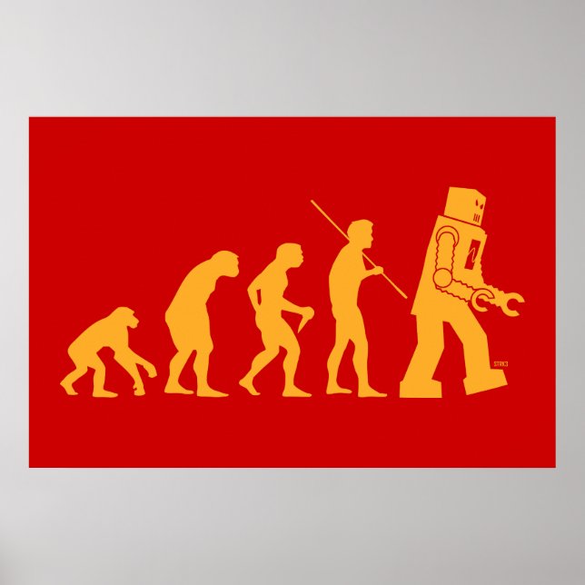 Robot Evolution Poster (Frente)