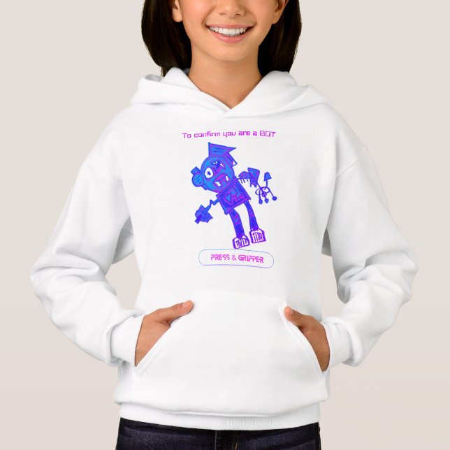 Robot Press & Gripper Hoodie (Frente)