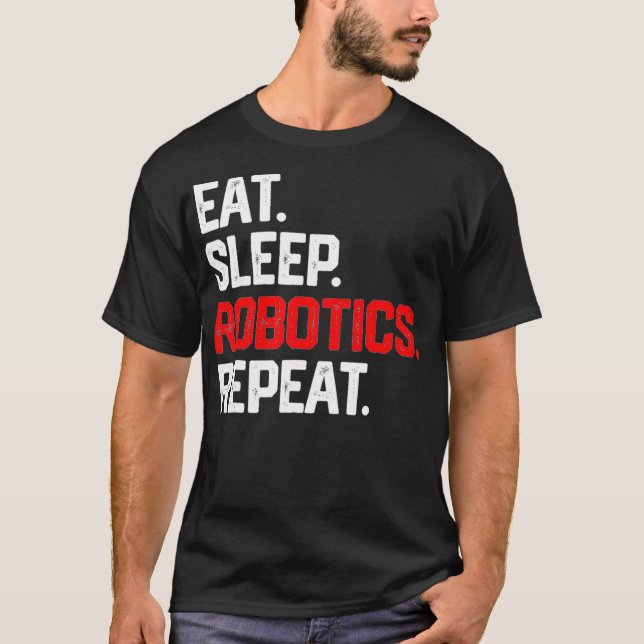 ROBÓTICOS DE CAMISA DE DORMIR REPEAT SHIRT Robots  (Frente)