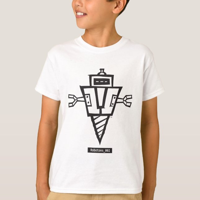 Robotons_002 caçoa a camiseta (Frente)