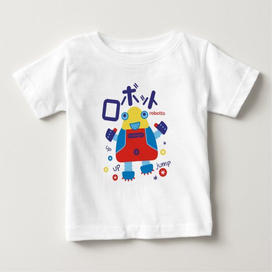 robotto camiseta para bebê