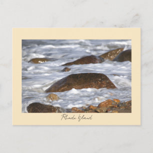 Rocas Ondas Rhode Island Cartão Postal