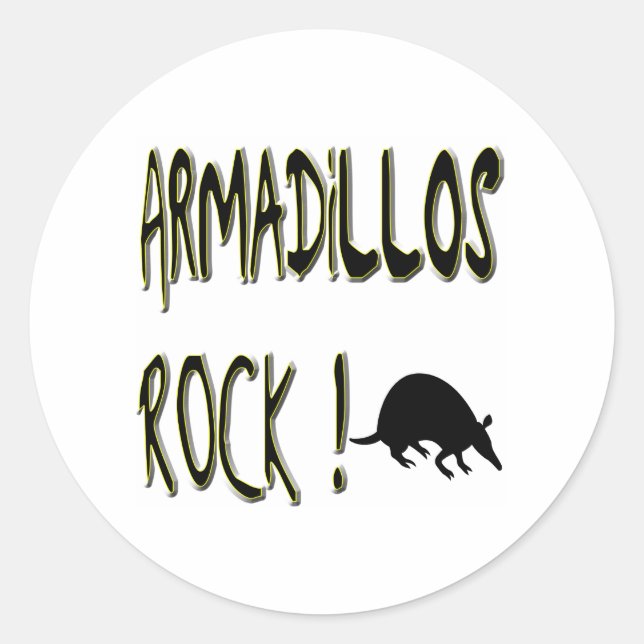Rocha Armadillos! Adesivo (Frente)