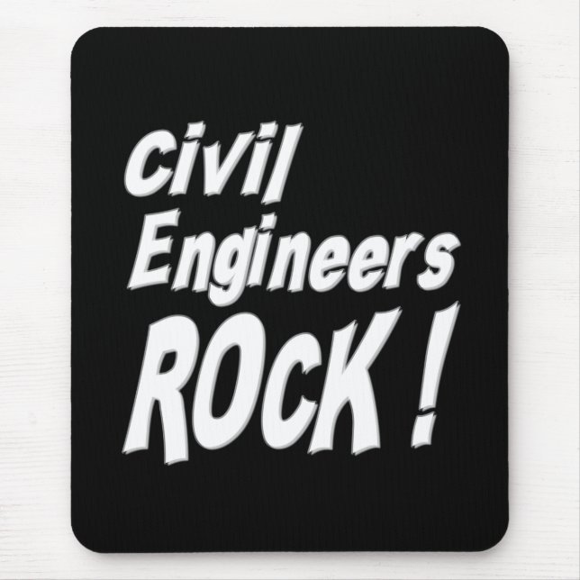 Rocha dos engenheiros civiles! Mousepad (Frente)