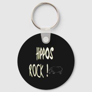 Rocha dos hipopótamos! Chaveiro
