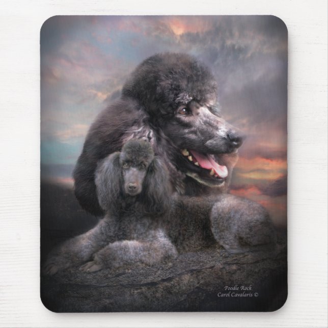 Rocha Mousepad da caniche (Frente)