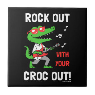 Rocha para fora com seu Croc para fora