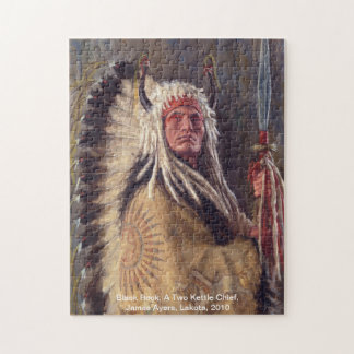 Rocha preta, quebra-cabeça do nativo americano