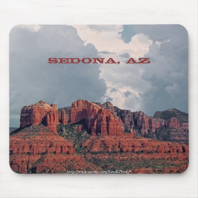 Rocha vermelha Mousepad de Sedona (Frente)