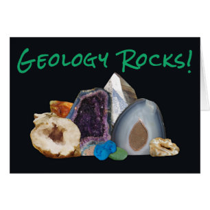 Rochas da geologia! Cartão