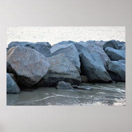 Rochas pela Poster do Oceano