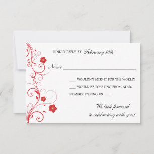 Rochedos vermelhos e cartões de resposta para flor