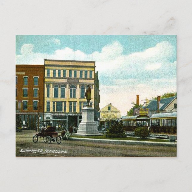 Rochester, New Hampshire, cartão postal de 1909 (Frente)